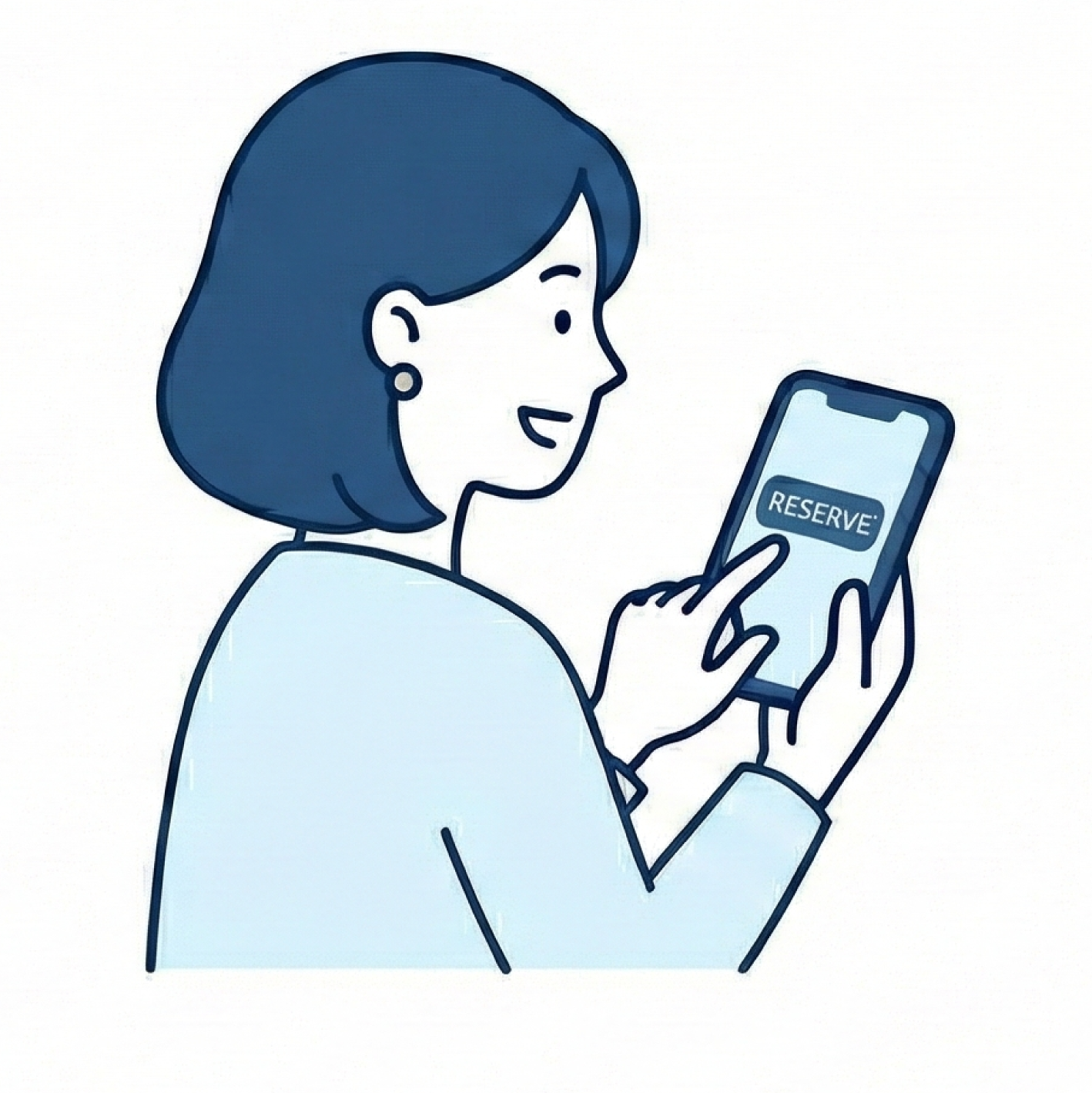 予約フォームのイラスト